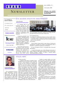 newsletter - Associazione ITALE
