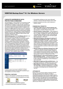 VERITAS Backup Exec™ 9.1 for Windows Servers