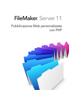 Pubblicazione Web personalizzata con PHP