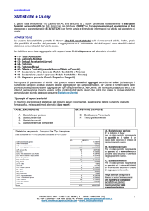 Query e Statistiche