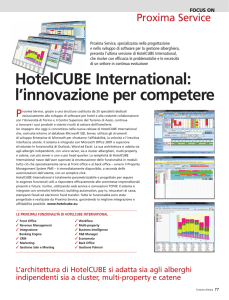 HotelCUBE International: l`innovazione per competere