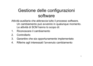 Gestione delle configurazioni software
