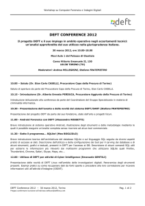 DEFT Conference 2012