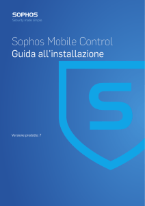 Guida all`installazione di Sophos Mobile Control