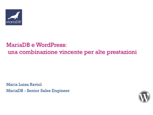 MariaDB e WordPress