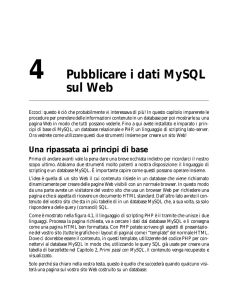 4 Pubblicare i dati MySQL sul Web - Gruppo di Logica e Geometria