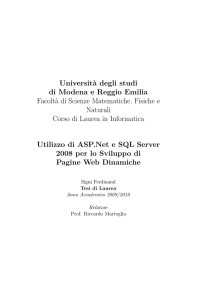 Università degli studi di Modena e Reggio Emilia Facoltà