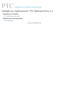 Dettagli sui miglioramenti: PTC Mathcad Prime 3.1