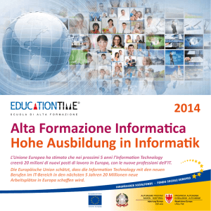 Alta Formazione Informatica Hohe Ausbildung in Informatik