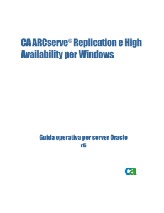 Guida operativa per server Oracle di CA ARCserve