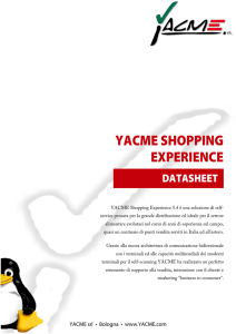 Scarica Yacme Shopping Experience Datasheet