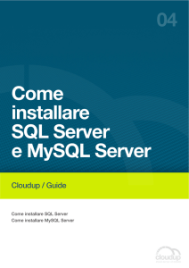 Come installare SQL Server e MySQL Server 04