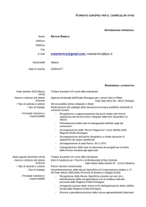 Notari Enrico - Curriculum Vitae EU