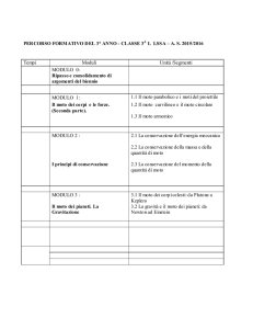 PERCORSO FORMATIVO DI LABORATORIO DI FISICA E CHIMICA