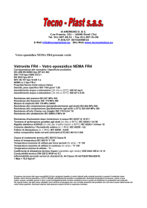 Vetronite FR4 – Vetro epossidico NEMA FR4