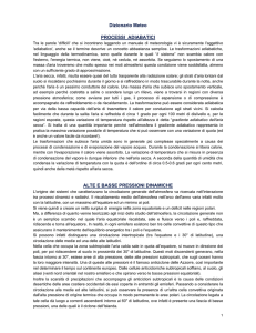 Dizionario Meteo PROCESSI ADIABATICI ALTE E BASSE