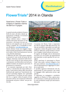 Flower Trials 2014