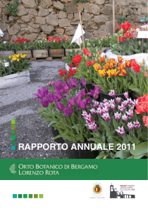 2011 [PDF 2,7 Mb] - Orto Botanico di Bergamo