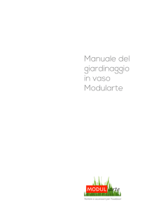 Manuale del giardinaggio in vaso Modularte