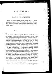 Parlatore F., Cenni sull`erbario centrale italiano stabilito nell`I.e R