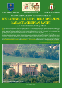 BENI AMBIENTALI E CULTURALI DELLA FONDAZIONE MARIA