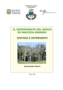 Capitoli 1, 2 e 3 - Università Agraria di Manziana