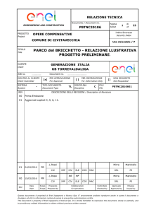 Relazione tecnica - Città di Civitavecchia