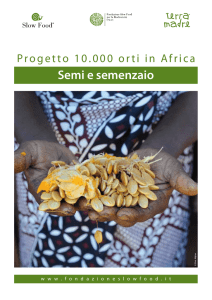 Semi e semenzaio - Fondazione Slow Food