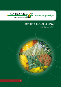 SEMINE d`AUTUNNO - Caussade Semences Italia