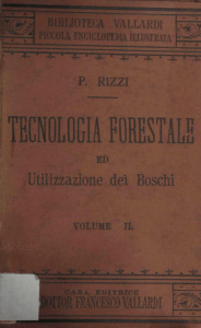 Utilizzazione dei Boschi - Biblioteca Digital de Obras Raras