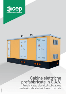 Cabine elettriche prefabbricate in CAV
