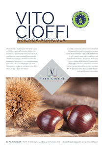 Scarica la Brochure - Azienda Agricola Vito Cioffi