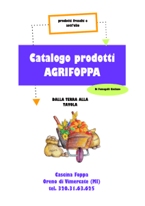 Catalogo prodotti AGRIFOPPA - AGRIFOPPA di Fumagalli Giuliano
