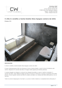 5 villa in vendita a Santa Eulalia Ibiza Spagna camera da letto