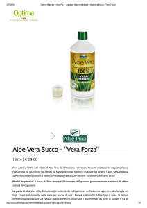 Aloe Vera Succo - "Vera Forza"