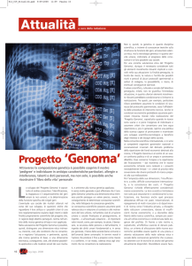 Progetto `Genoma`