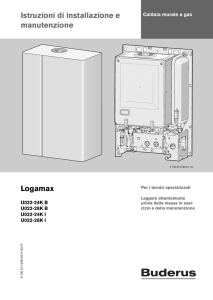 Istruzioni di installazione e manutenzione Logamax