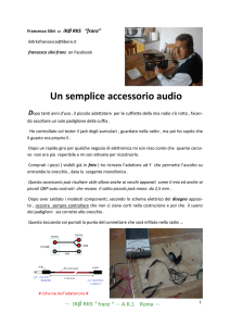 Semplice accessorio audio