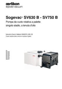 Sogevac® SV630 B - SV750 B