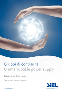 Gruppi di continuità Uninterruptible power supply