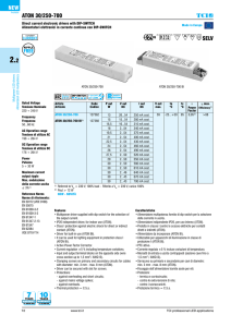 ATON 30/250-700 SELV NEW - TCI professional led applications