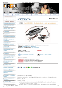 CTEK Multi XS 3600 - Caricabatterie a microprocessore | Batterie