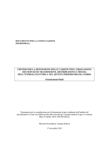 Scarica il testo in formato PDF - Autorità per l`energia elettrica e il gas