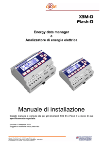 Manuale installazione X3M D6 e Flash D6