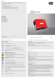 SUNNY BOY 3300/3800 - Istruzioni per l`uso