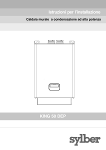 Istruzioni per l`installazione KING 50 DEP