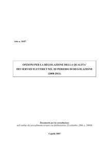 Testo in formato PDF - Autorità per l`energia elettrica e il gas