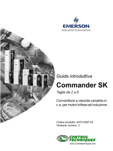 Guida introduttiva Commander SK Taglie da 2 a 6