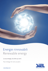Energie rinnovabili Renewable energy