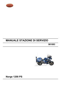 Norge 1200 Polizia - Manuale di Servizio